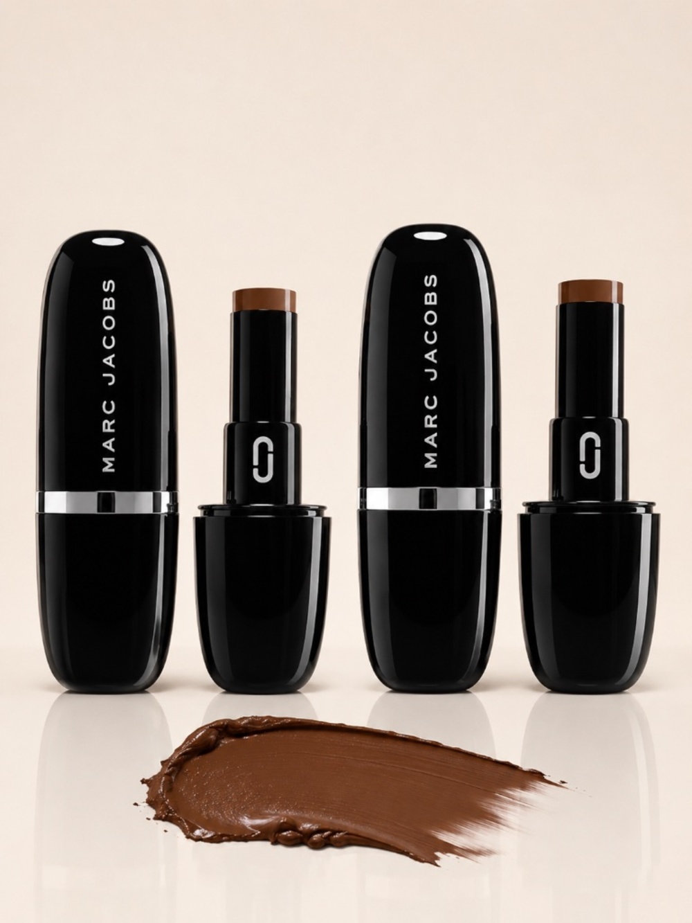 2X Marc Jacobs Accomplice Concealer Touch-Up Stick Deep 56 0.17 oz NEW
